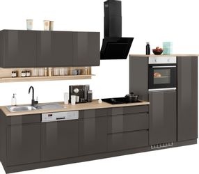 KOCHSTATION Küchenzeile "KS-Virginia" Breite 350 cm, mit Glaskeramik-oder I günstig online kaufen
