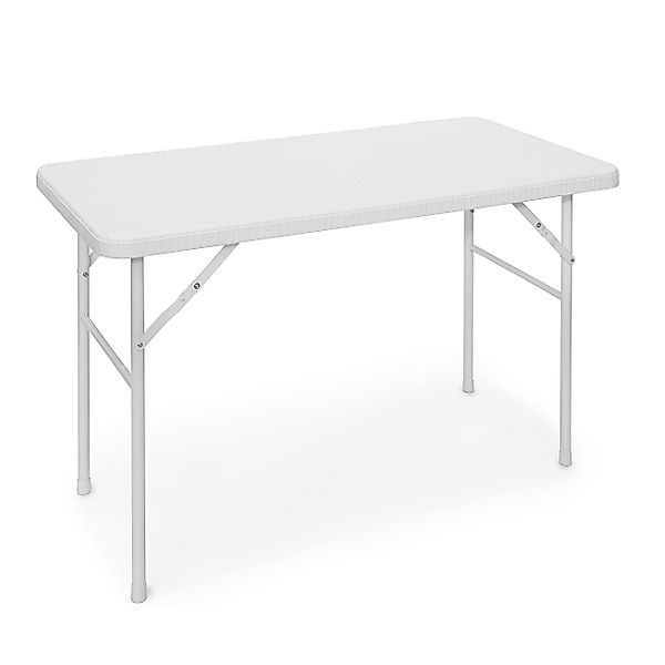 relaxdays Gartentisch klappbar BASTIA, Weiß, Rechteckig günstig online kaufen