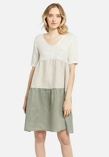 Lawrence Grey Sommerkleid Leinen Kleid Color Block günstig online kaufen