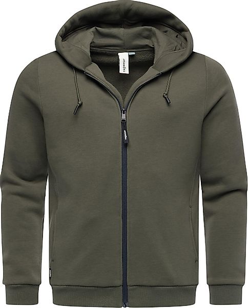 Ragwear Sweatjacke "Wernons" Weiche Herren Alltagsjacke mit verstellbarer K günstig online kaufen