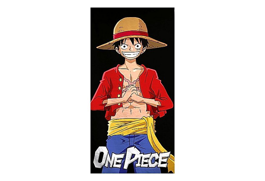 One Piece Anime Badetuch Monkey D. Luffy, Mikrofaser, Strandtuch 70 x 140 c günstig online kaufen