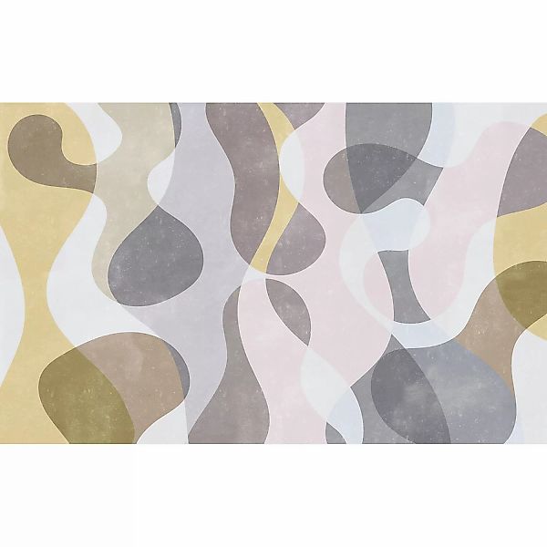 Komar Vliestapete Flux Meditation 400 cm x 250 cm Mehrfarbig günstig online kaufen