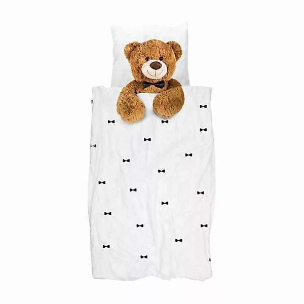 Snurk Kinderbettwäsche Teddy 135 x 200 Cm , 100 % Bio-baumwolle günstig online kaufen