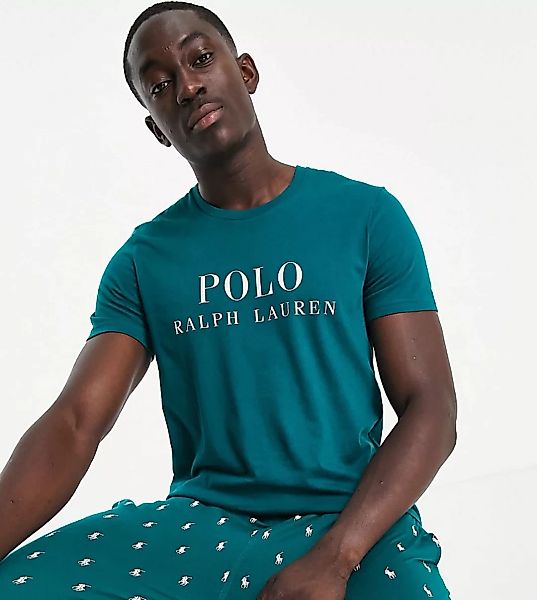 Polo Ralph Lauren x ASOS – Exclusive Collab – Loungewear – T-Shirt in Schwa günstig online kaufen