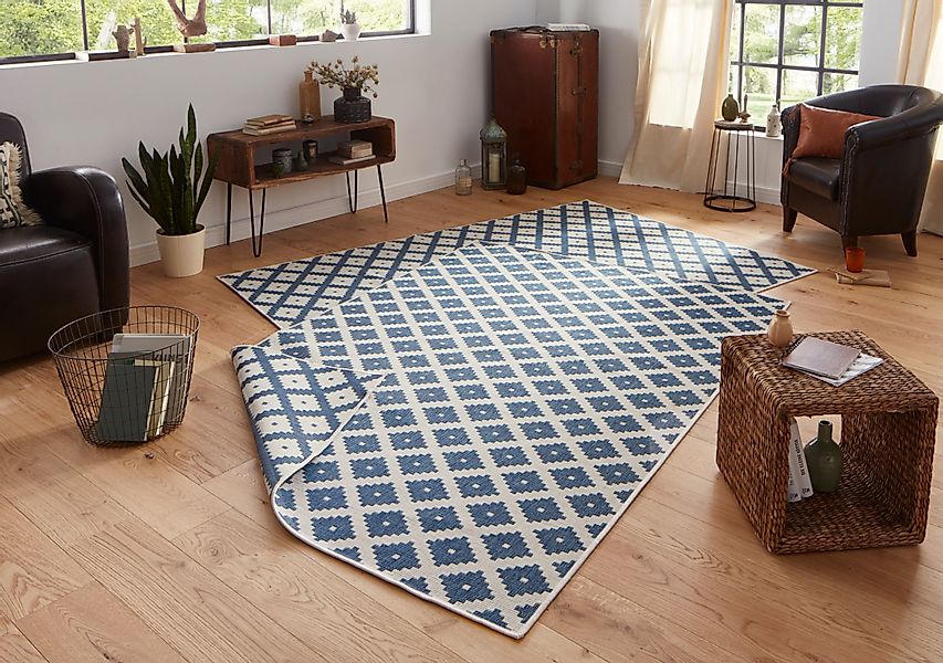 HANSE Home Teppich »Nizza Wendeteppich«, rechteckig, 5 mm Höhe, In-& Outdoo günstig online kaufen