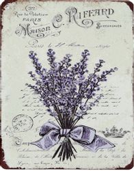 Ambiente Haus Metallbild "Metallbild - Lavendel" 1 Stk. tlg. günstig online kaufen