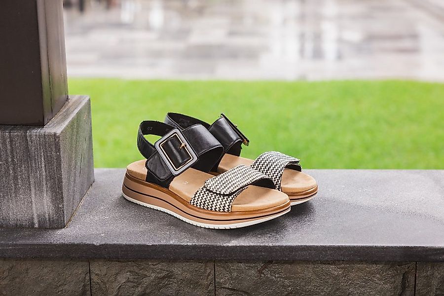 Remonte ELLE-Collection Keilsandalette, Sommerschuh, Sandale, Komfortschuh günstig online kaufen