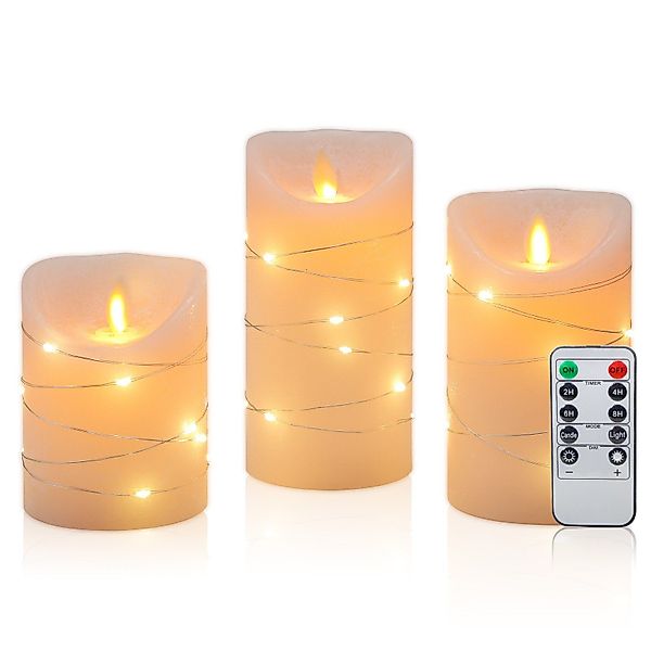 CCLIFE LED-Kerze LED Kerzen 3er 5er günstig online kaufen