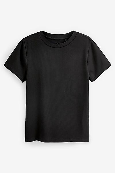 Next T-Shirt Superweiches, geripptes T-Shirt aus günstig online kaufen