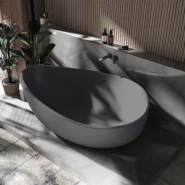 Bernstein Badewanne WAVE STONE, Freistehende Badewanne günstig online kaufen
