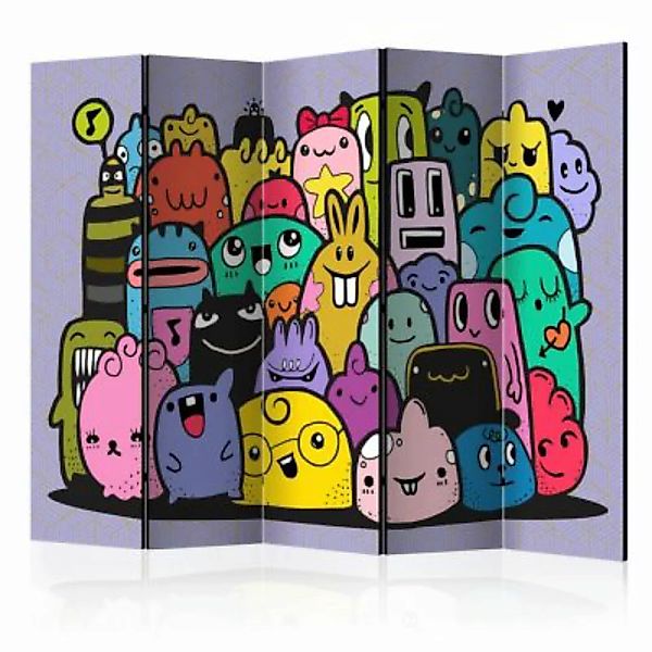artgeist Paravent Monsters from 3rd C Grade II [Room Dividers] mehrfarbig G günstig online kaufen