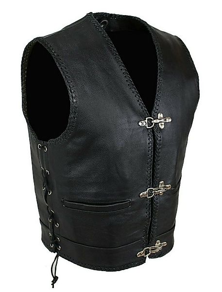 Alpha Speeds Motorradweste Lederweste Bikerweste Motorrad Kutte Biker Chopp günstig online kaufen