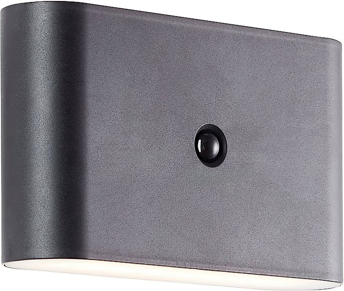 Brilliant LED Außen-Wandleuchte Xino, Bewegungsmelder, LED fest integriert, günstig online kaufen