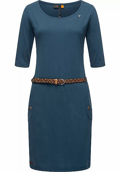 Ragwear Shirtkleid "Tannya Solid", (2 tlg.), stylisches Damenkleid mit Gürt günstig online kaufen