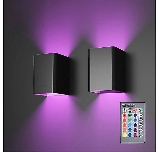 Rosnek LED Wandleuchte 5W, Up Down Wandleuchte, für Wohnzimmer Schlafzimmer günstig online kaufen