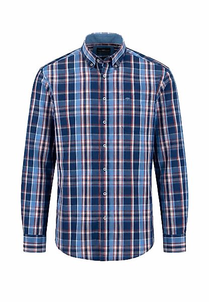 FYNCH-HATTON Langarmhemd kariert, mit Button-Down-Kragen günstig online kaufen