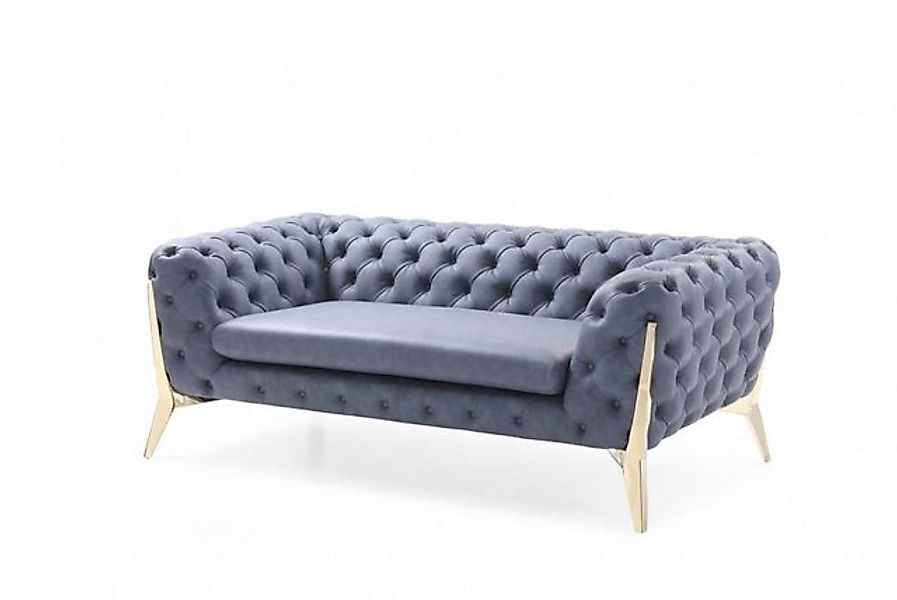 JVmoebel Sofa Zwei Sitzer 2 Sitz Chesterfield Couch Polster Sitz Sofa Couch günstig online kaufen