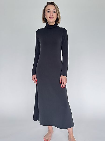Zuckerwatte Scubakleid Midikleid mit Rollkragen und günstig online kaufen