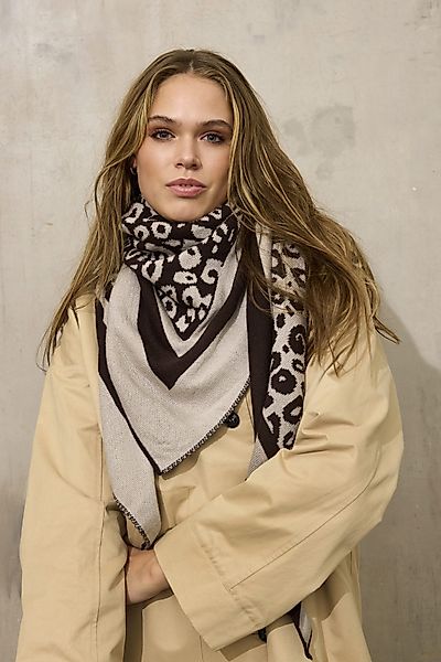 ZE-ZE Nordic Dreieckstuch Dreieckschal taupe mit günstig online kaufen