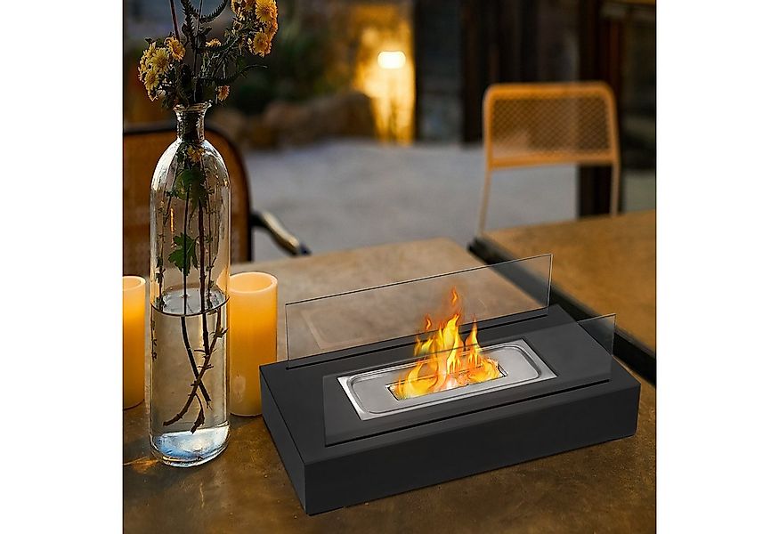 FIVMEN Tischfeuer Ethanol Tischkamin Indoor Outdoor Eckig/Rund Kamin Tischf günstig online kaufen