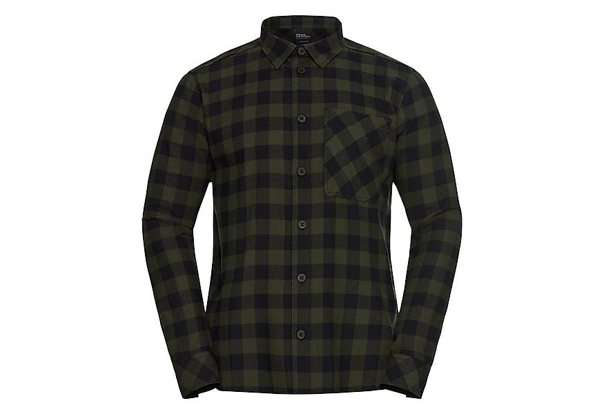 Jack Wolfskin Flanellhemd Lite Flannel Shirt M mit Brusttasche günstig online kaufen