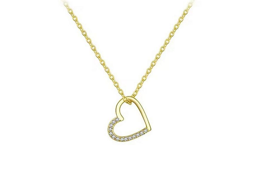 Felino Herzkette Halskette Herz Diamanten Schmuck Damen Frauen 925 Silber G günstig online kaufen