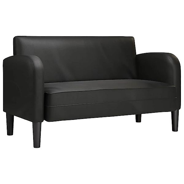 vidaXL Sofa Zweisitzer-Sofa Schwarz 110 cm günstig online kaufen