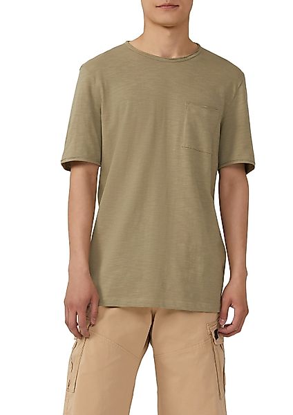 s.Oliver T-Shirt, mit Brusttasche und offenen Kanten günstig online kaufen