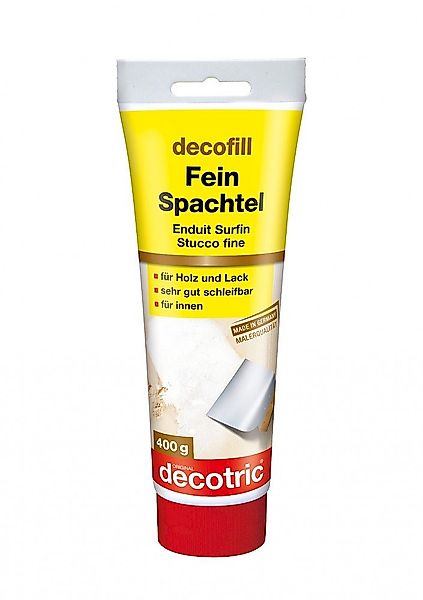 decotric® Spachtelmasse decofill Fein Spachtel Ausbessern günstig online kaufen