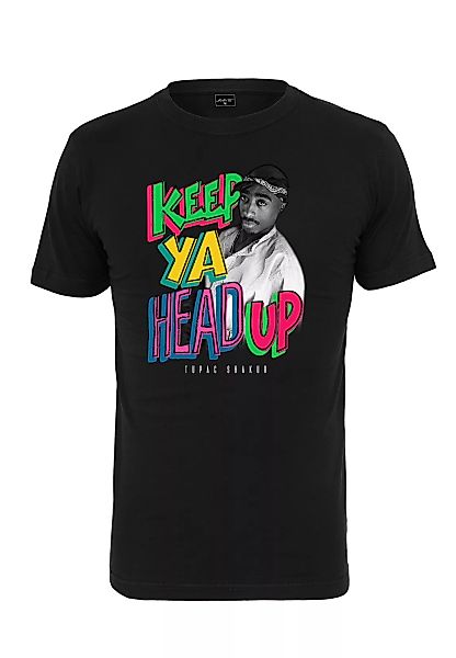 Mister Tee T-Shirt TUPAC KEEP YA HEAD UP TEE MT831 Black günstig online kaufen