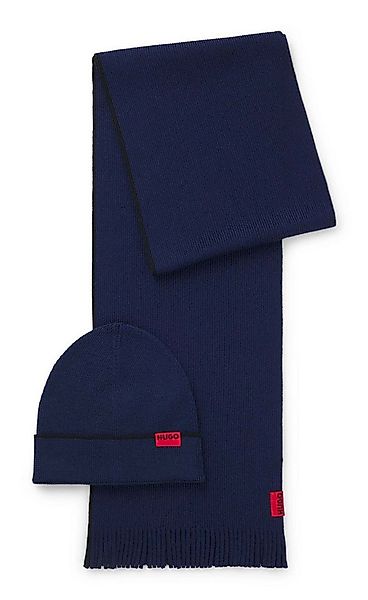 HUGO Strickmütze Set (Set, 2-St) günstig online kaufen