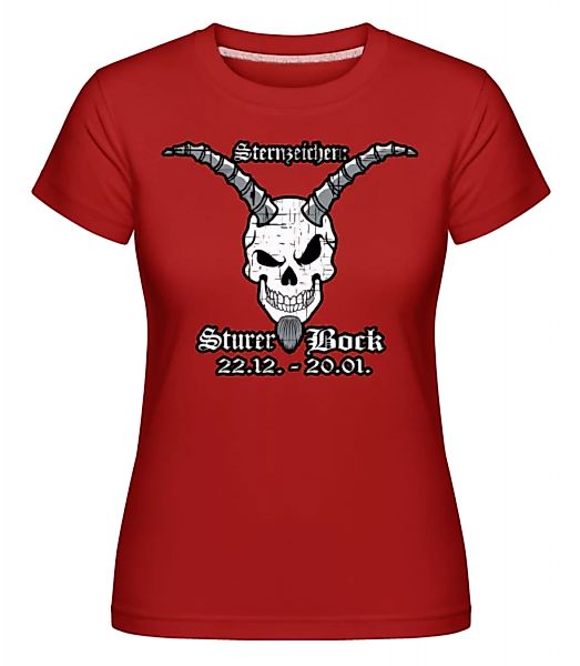Metal Sternzeichen Sturer Bock · Shirtinator Frauen T-Shirt günstig online kaufen