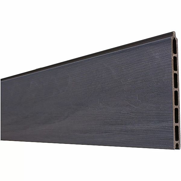 T & J BPC-Zaunlamelle Öland Grau coextrudiert 20 x 210 x 1790 mm günstig online kaufen