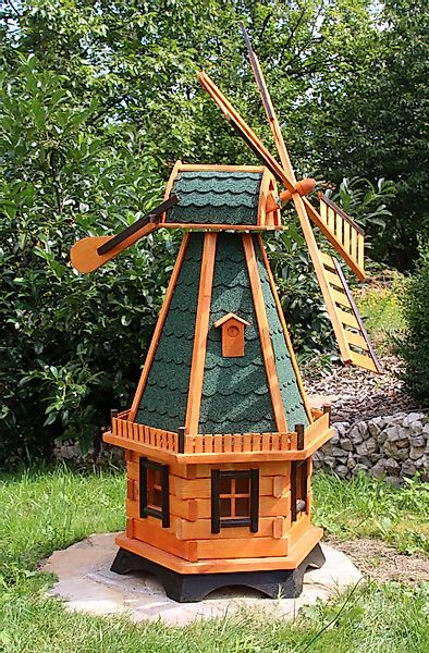 Holzdekoladen Deko-Windrad 1,45 m große Windmühle günstig online kaufen