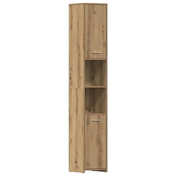 vidaXL Badschrank Artisan-Eiche 30x30x183,5 cm Holzwerkstoff 859394 günstig online kaufen