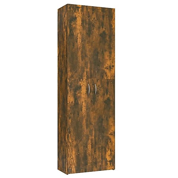 vidaXL Büroschrank Räuchereiche 60x32x190 cm Holzwerkstoff günstig online kaufen