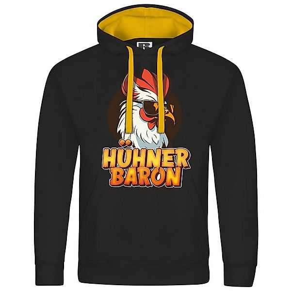 deinshirt Kapuzenpullover Herren Kapuzenpullover Hühnerbaron Mit Print Moti günstig online kaufen