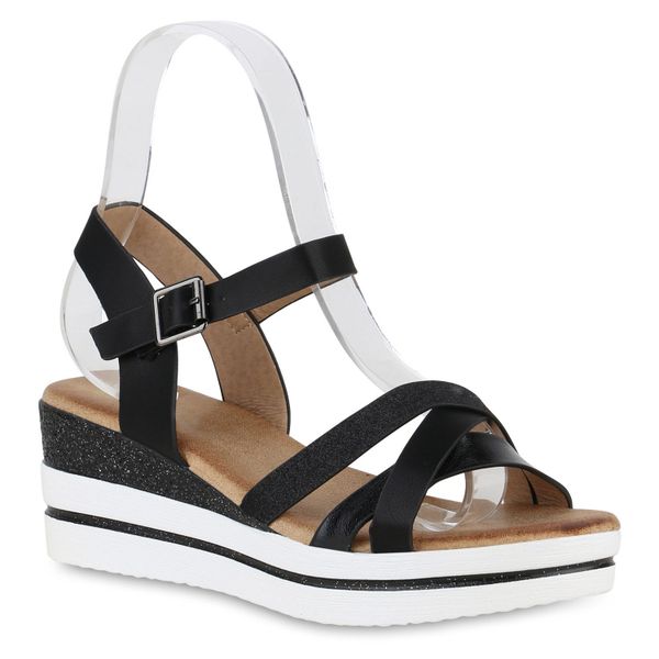 VAN HILL 840958 Plateausandaletten Damen Plateau günstig online kaufen