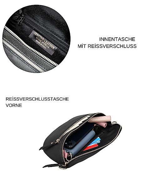 BRISE TASCHE Schultertasche Lucia Damen Leder-Bauchtasche günstig online kaufen
