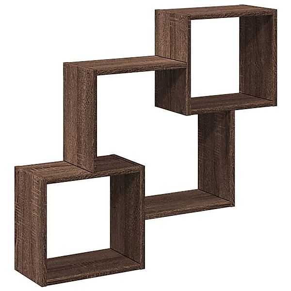 vidaXL Regal Wandschrank 78x18x71 cm Eichen-Optik günstig online kaufen