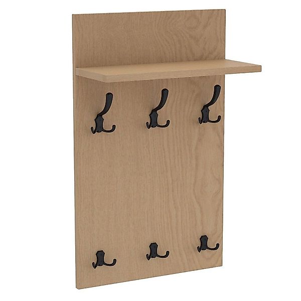 AKKE Garderobenhalter, MIDI Garderobe Schwarze Haken günstig online kaufen