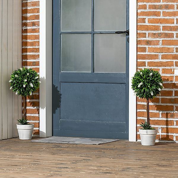 Kunstpflanze 2er-Set groß 60 cm Lavendelbäume, günstig online kaufen