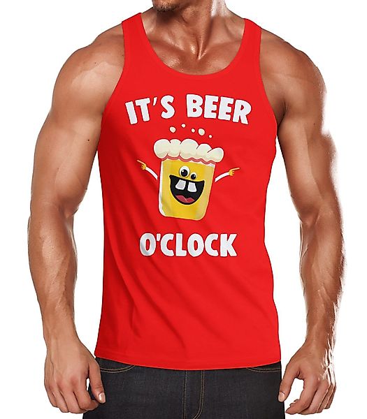 MoonWorks Tanktop It's Beer a clock günstig online kaufen