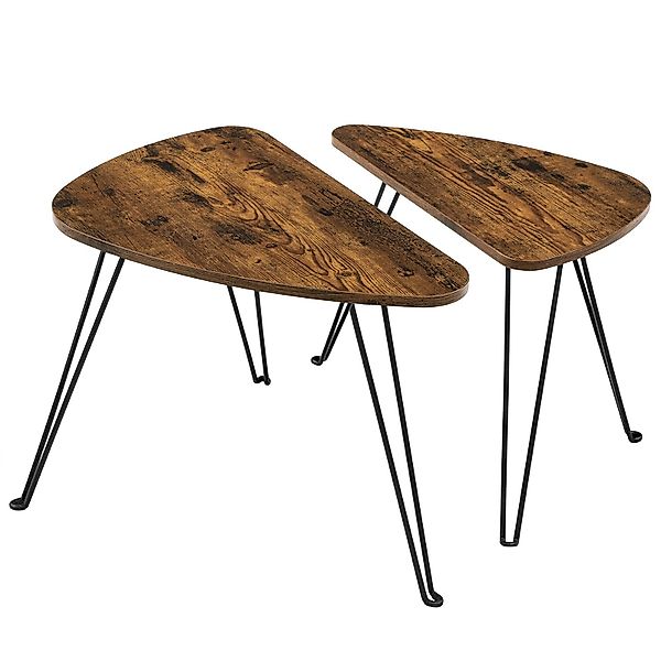 VASAGLE Beistelltisch, 2er Set Couchtische, Satztische, günstig online kaufen
