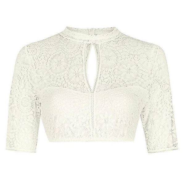 Nina Von C. Dirndlbluse Nina von C. Dirndl-Bluse, halbarm (44 Champagner) günstig online kaufen