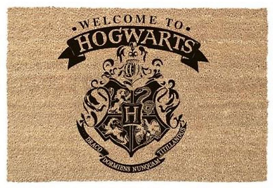 Fußmatte Fußmatte Kokos - Türmatte Kokos - Harry Potter - Hogwarts Crest günstig online kaufen
