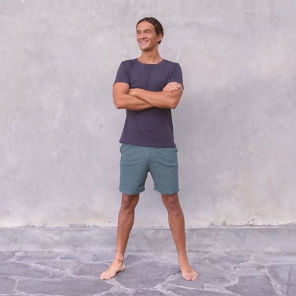 Axel Melange - Männer - Shorts Für Yoga Und Freizeit Aus Biobaumwolle günstig online kaufen