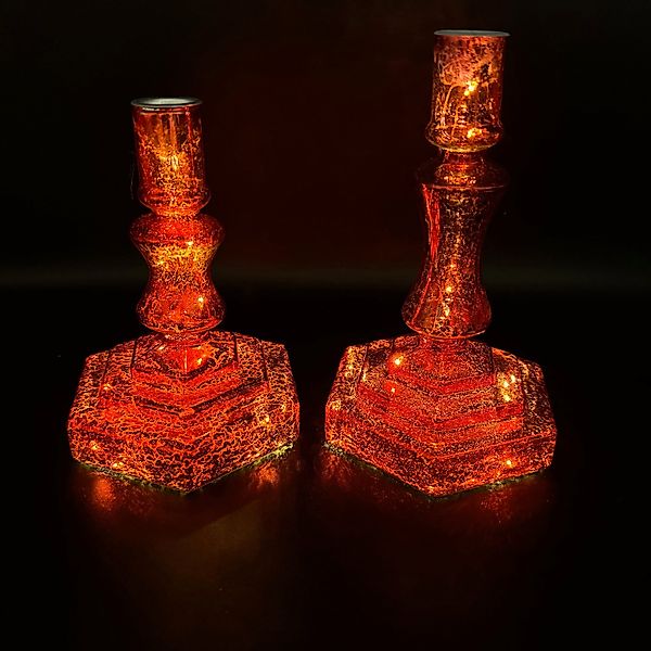 Online-Fuchs Kerzenständer aus Glas für Stabkerzen günstig online kaufen
