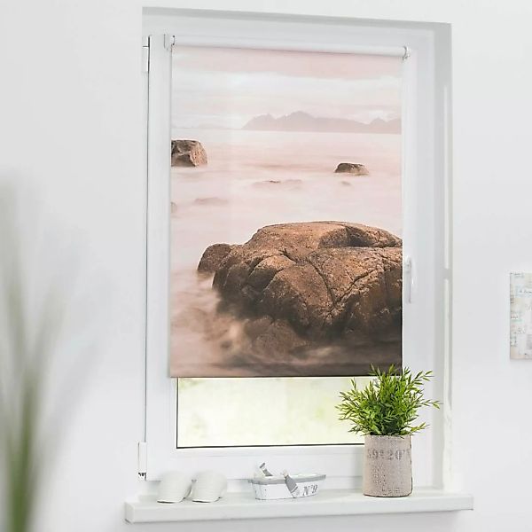 Verdunkelungsrollo Stone grau B/L: ca. 60x150 cm günstig online kaufen