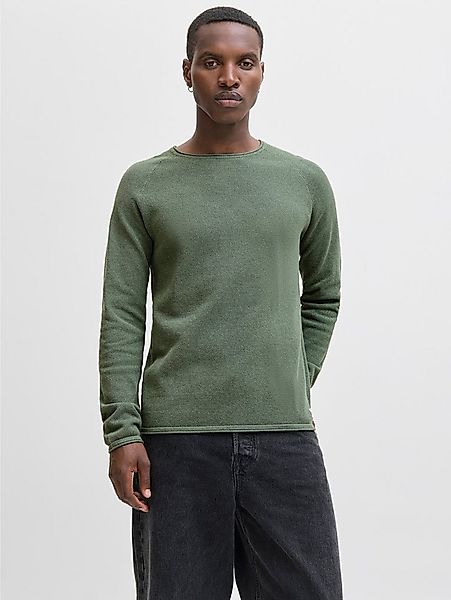 Jack & Jones Rundhalspullover JJEHILL KNIT CREW NECK NOOS mit Strukturstric günstig online kaufen